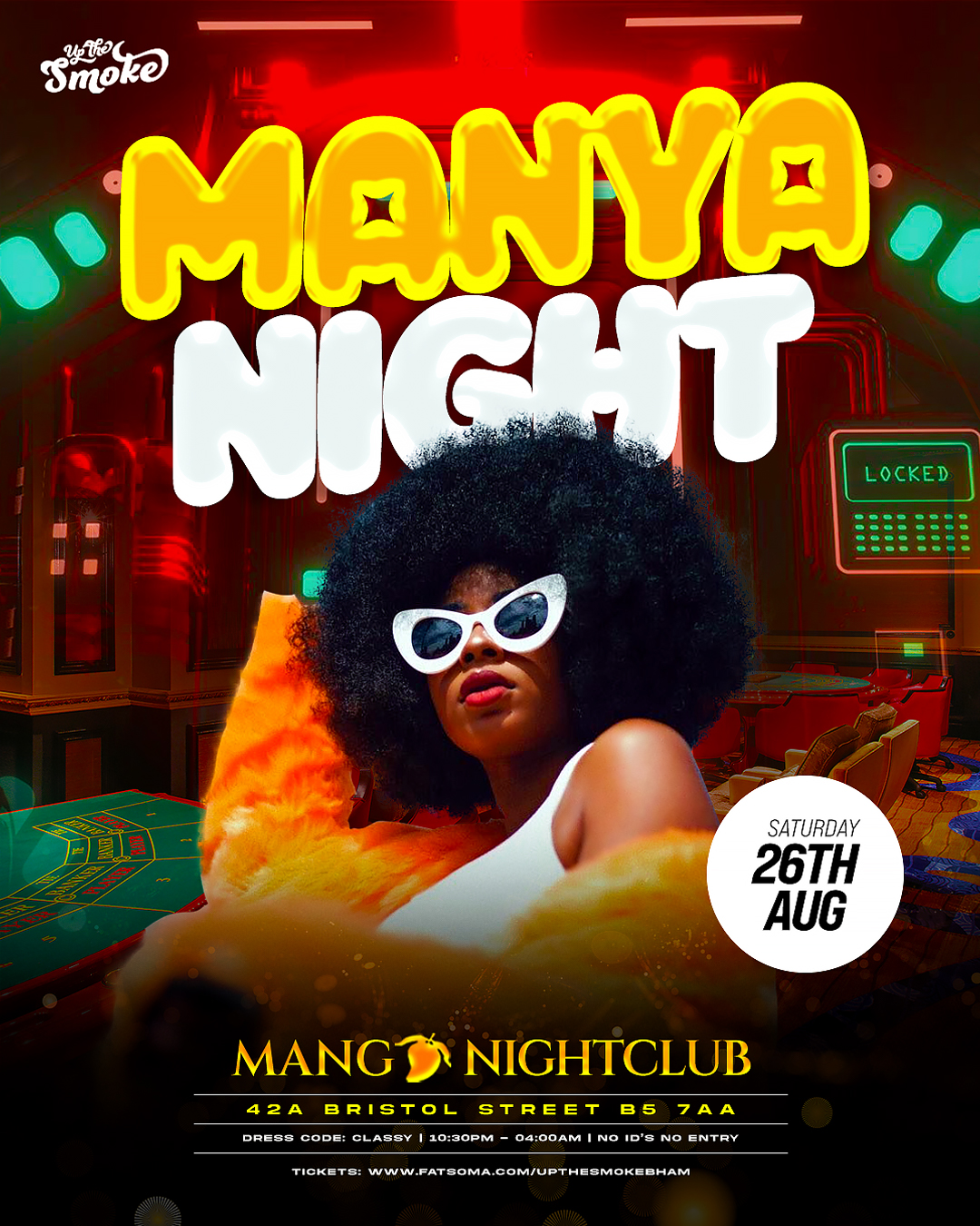 MANYA NIGHT Birmingham at MANGO NIGHT CLUB, Birmingham