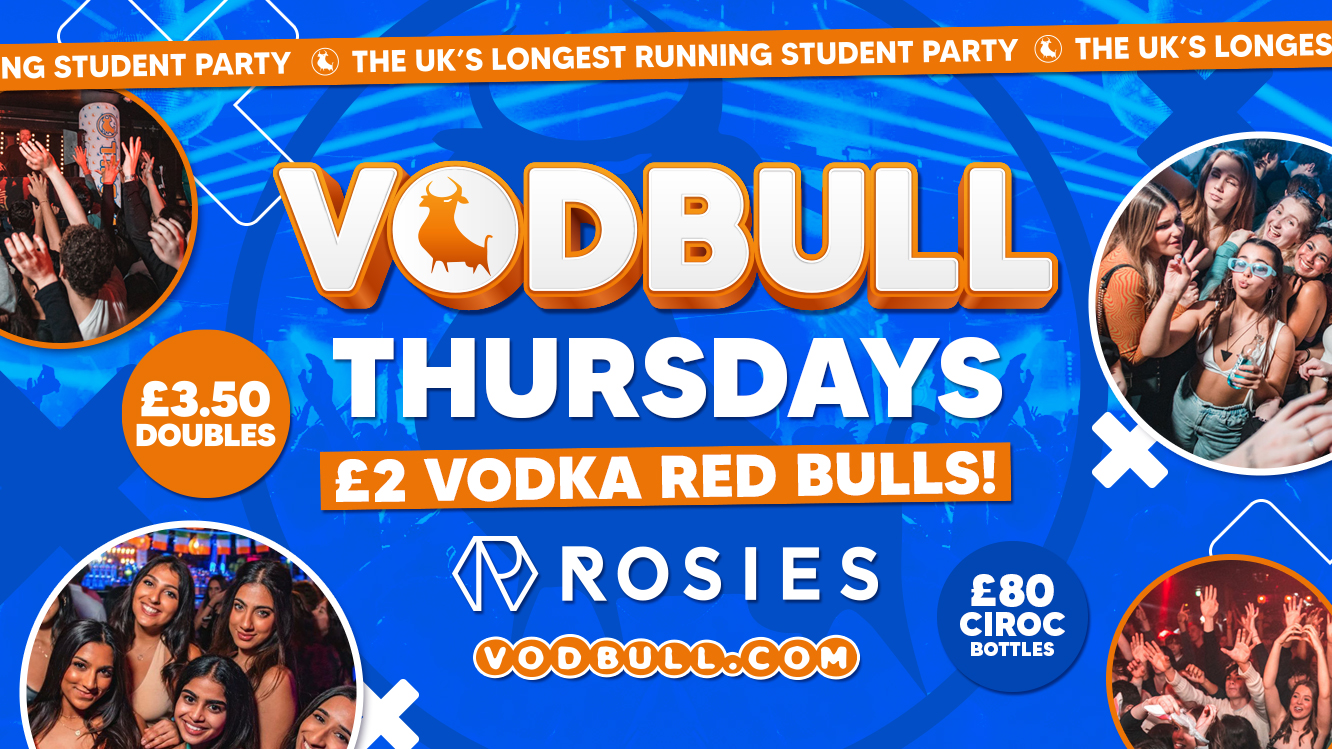 VODBULL at ROSIES!! [FINAL TIX!!]💥30/11
