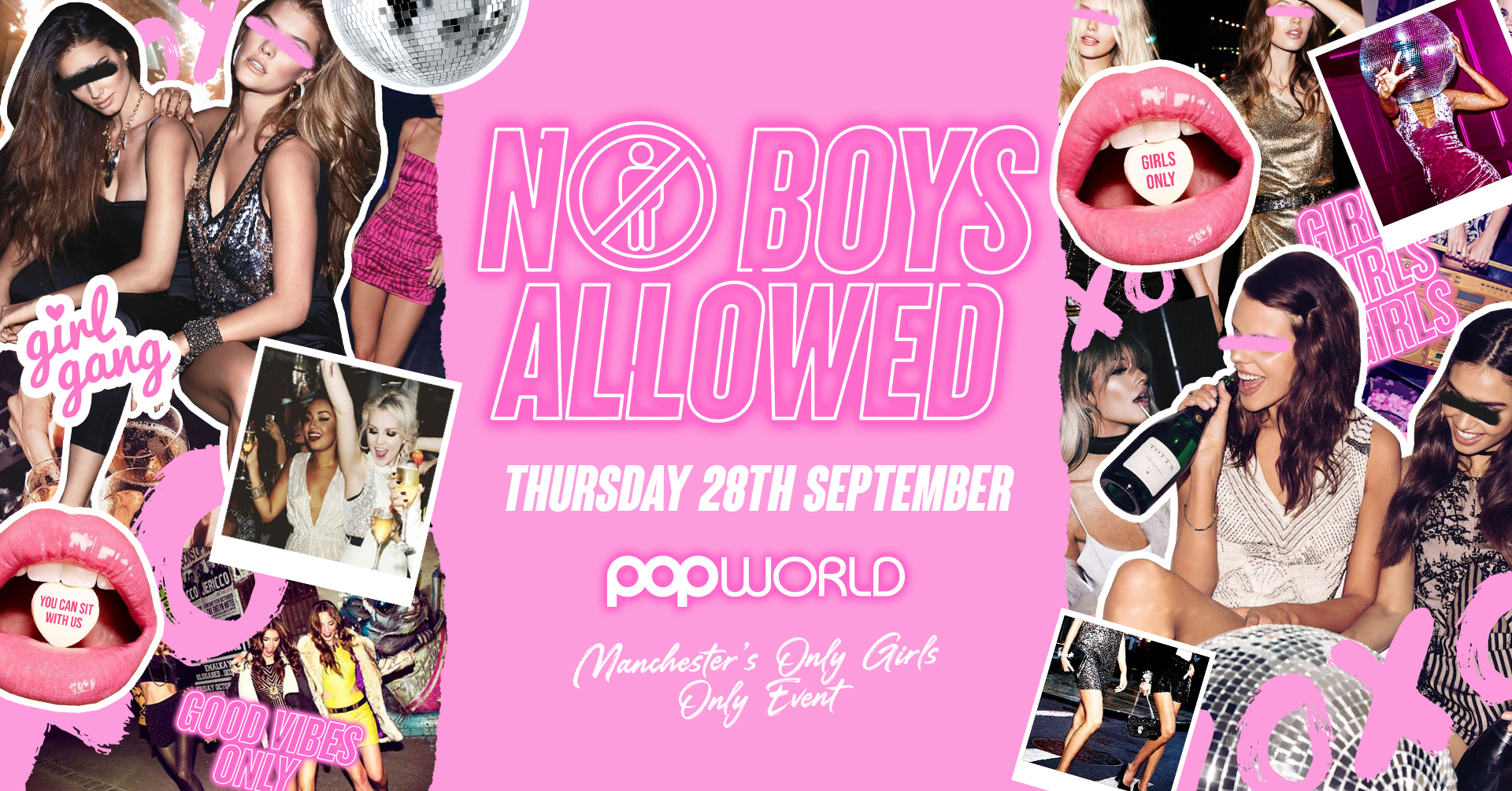 NO BOYS ALLOWED – Manchesters Only Girls Only Event 💁🏽‍♀️