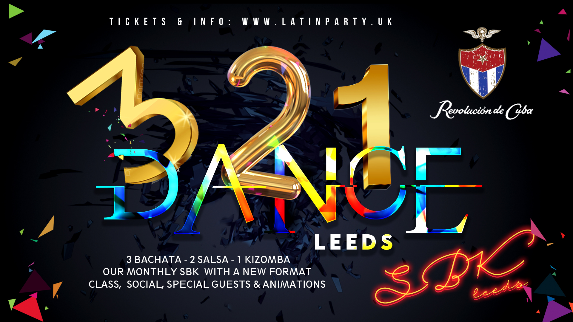 321 Dance – SBK LEEDS  | Sunday 8th October 2023