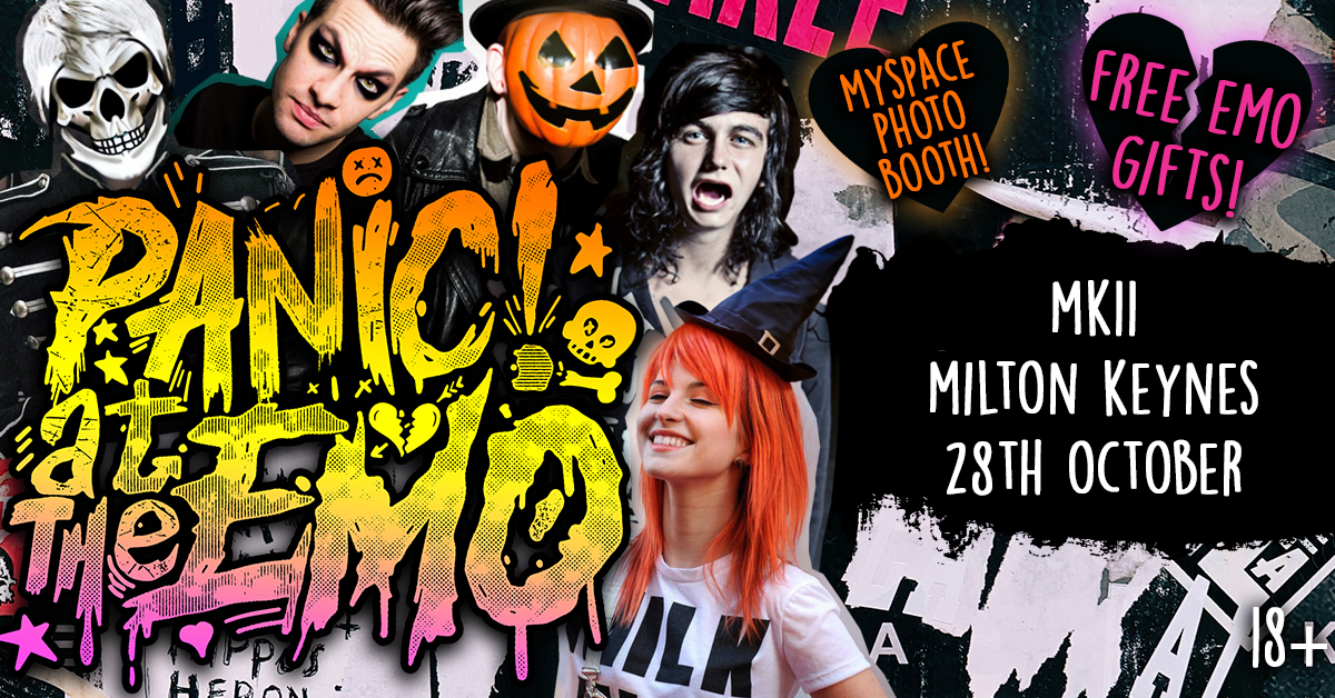 Panic At The Emo: Halloween Special Clubnight at MK11, Milton Keynes