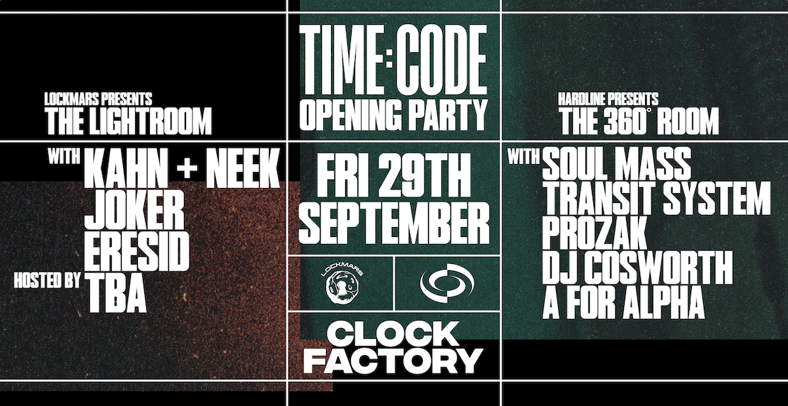 TIME:CODE – Kahn + Neek, Joker, + Soul Mass Transit System