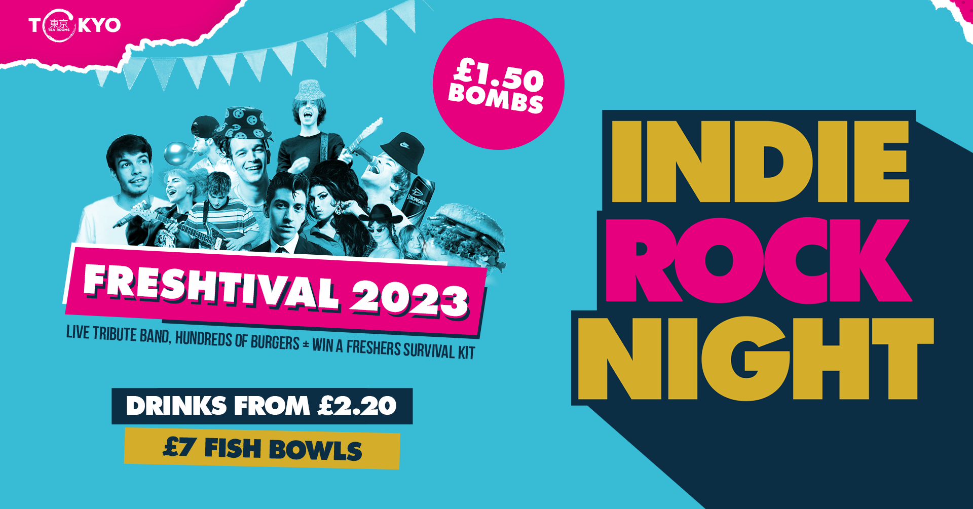 Indie Rock Night ∙ FRESHTIVAL 2023 ∙  £1.50 BOMBS *LIMITED TICKETS AVAILABLE ON THE DOOR*