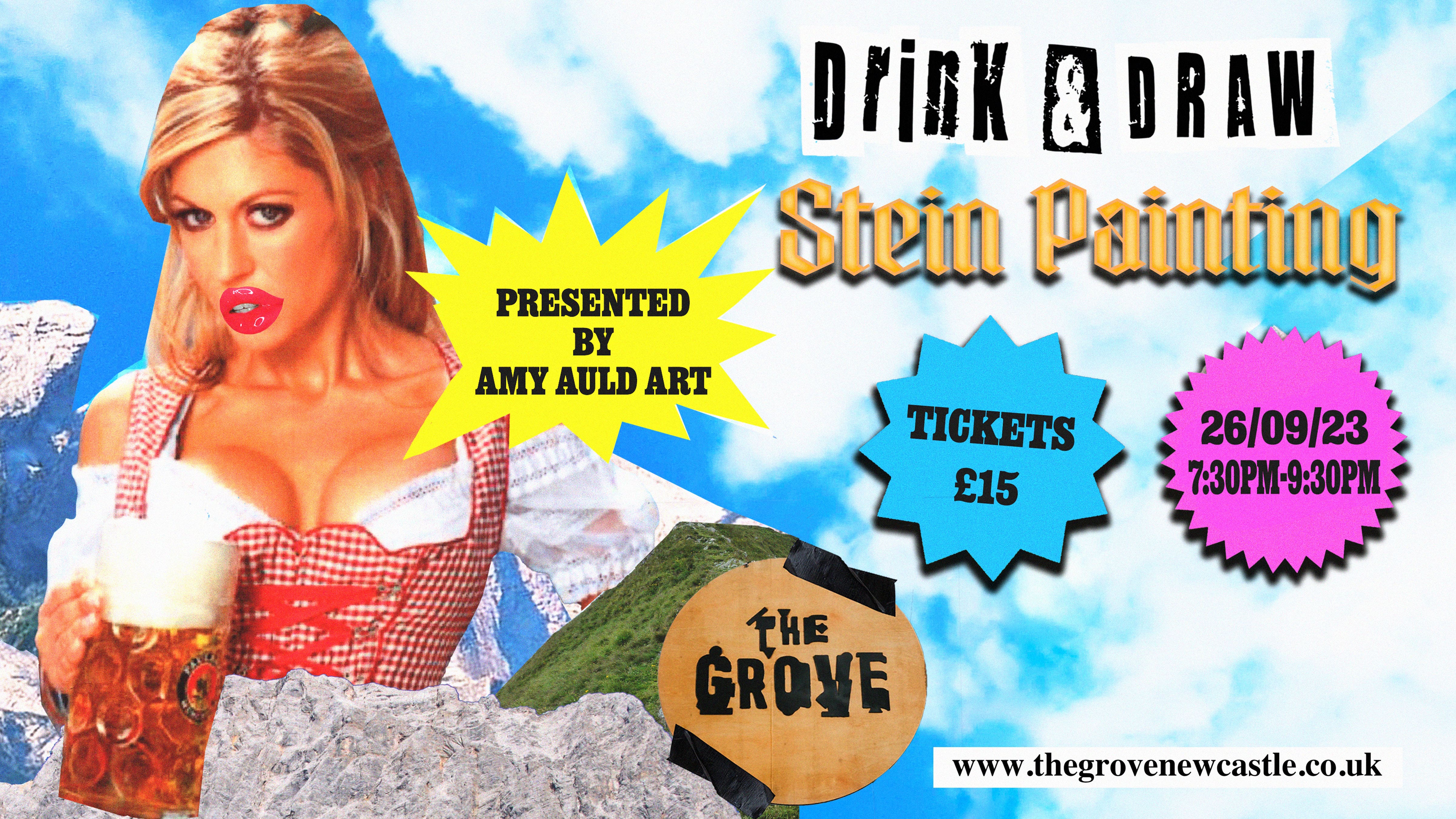 The Grove’s Drink & Draw: Stein Painting!