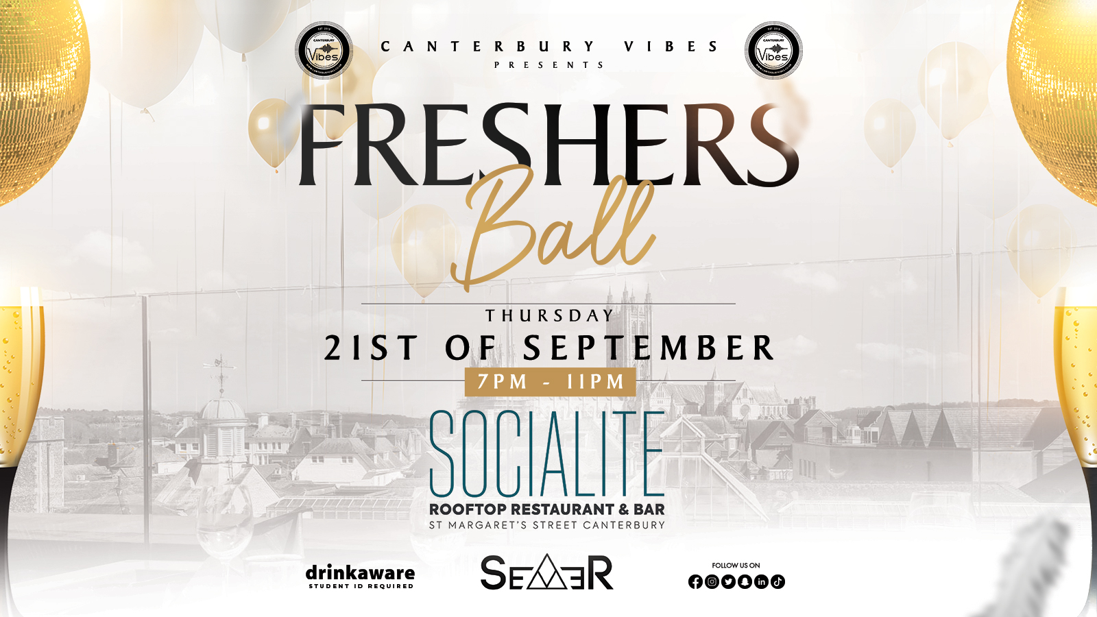 Freshers Ball 2023 @ Socialite – Free Entry