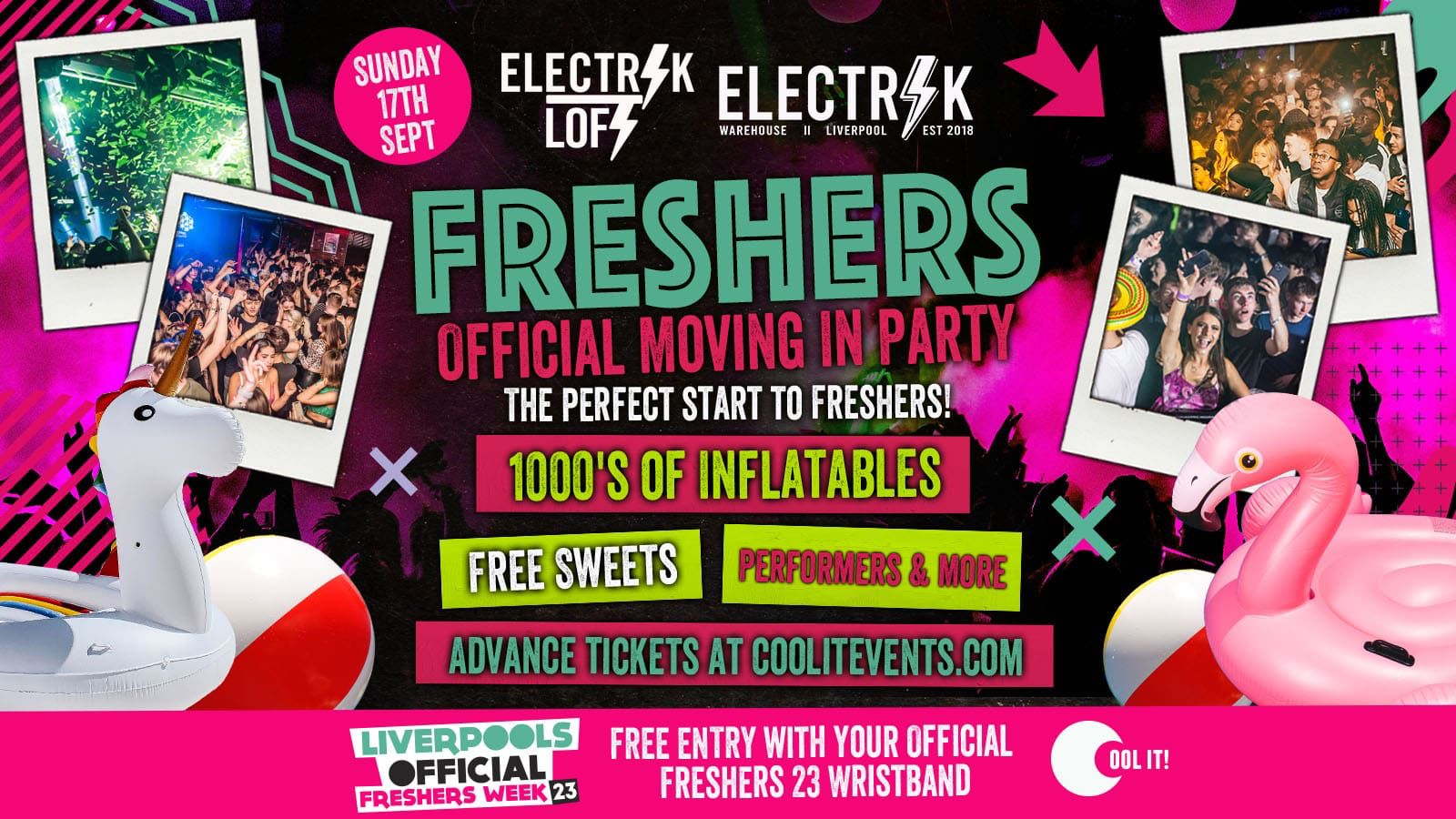 DAY 1 – OFFICIAL – EVENT 2 – Liverpool Freshers 2023 – Official Freshers Sunday: The Moving In Party