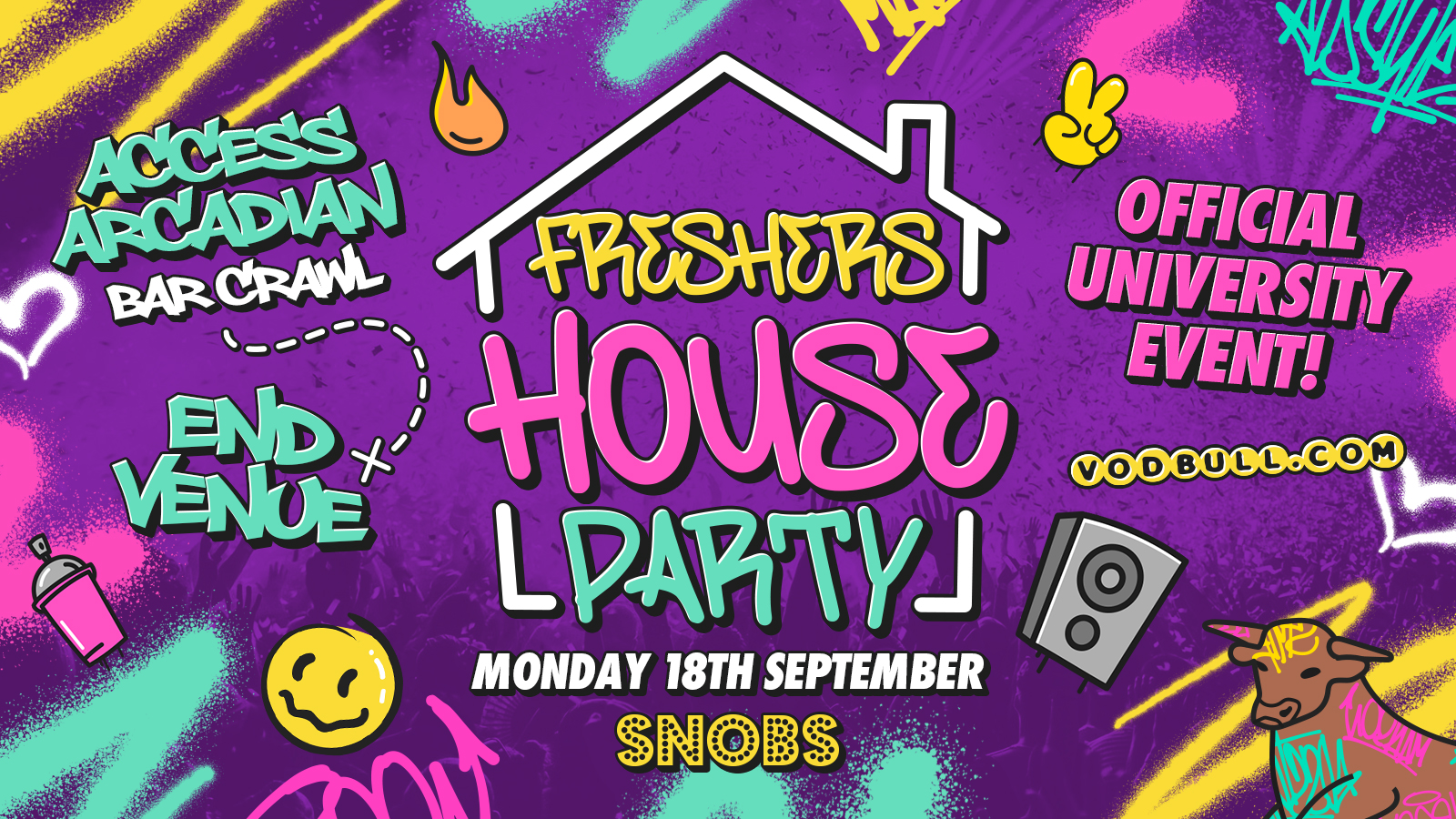 [TONIGHT!!] 🏠 Snobs House party!! 🏠 18/09. 1️⃣FOR ONE NIGHT ONLY!!1️⃣