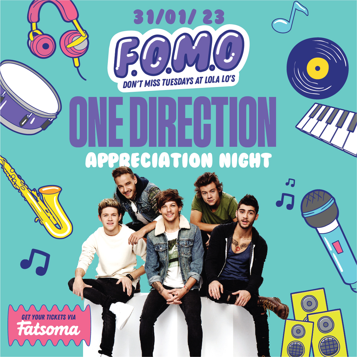 F.O.M.O – One Direction Appreciation Night ❤️🎸