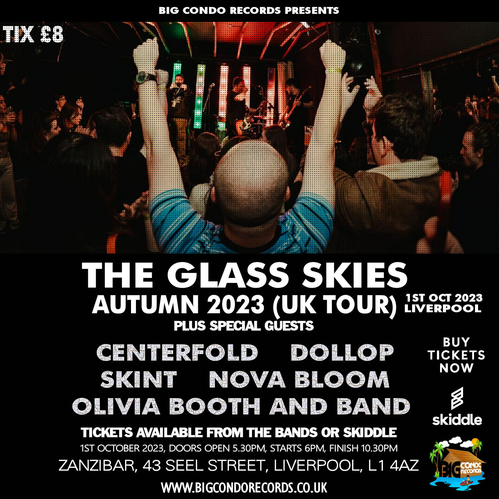 The Glass Skies Autumn Uk Tour 2023 Liverpool
