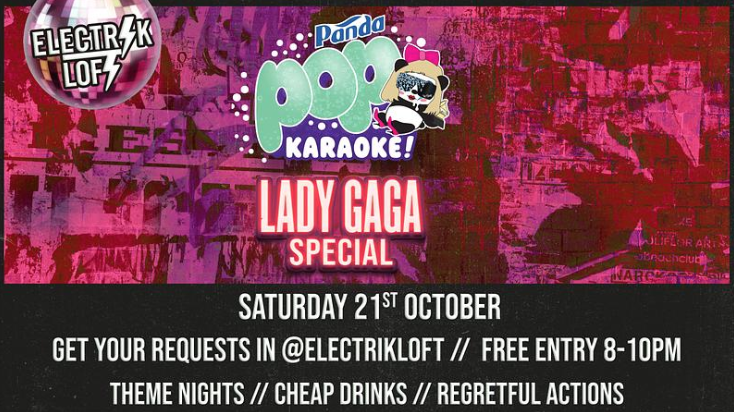 LADY GAGA Karaoke Special in ELECTRIK LOFT