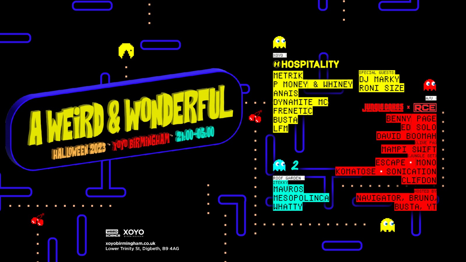 A Weird & Wonderful Halloween 2023 w/ Hospitality & Jungle Cakes