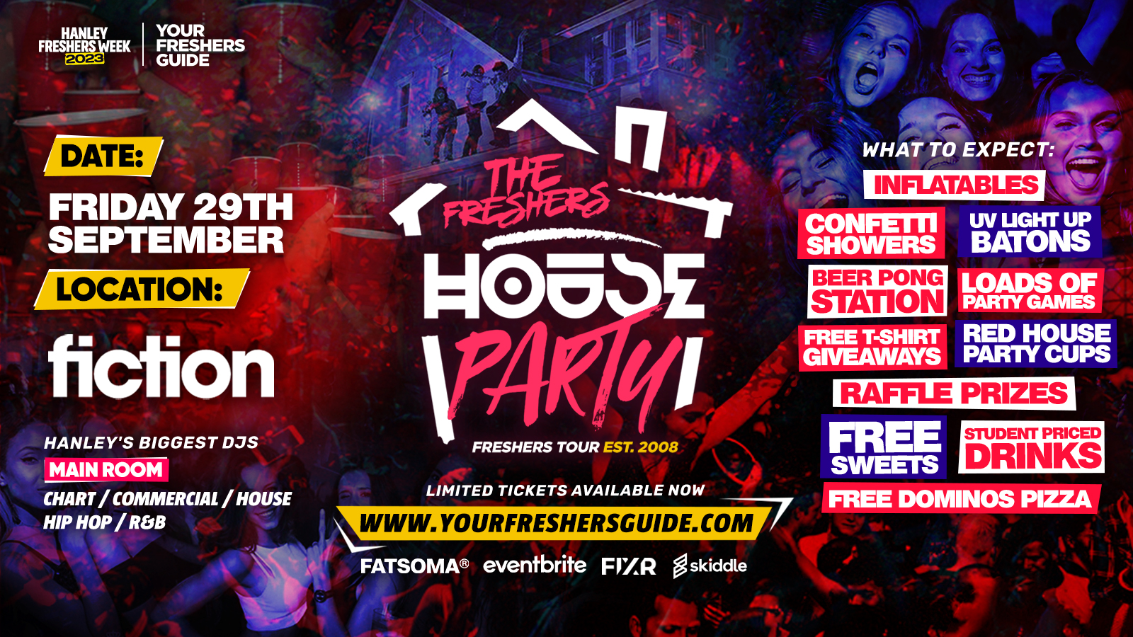 The Project X Freshers House Party – Keele & Staffordshire Freshers 2023