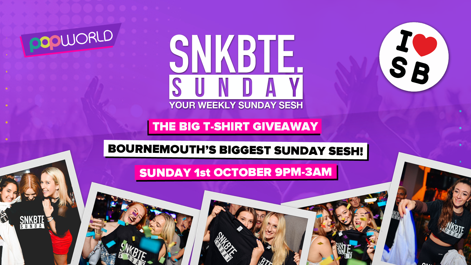 Snakebite Sundays @Popworld // The BIG T-Shirt Giveaway