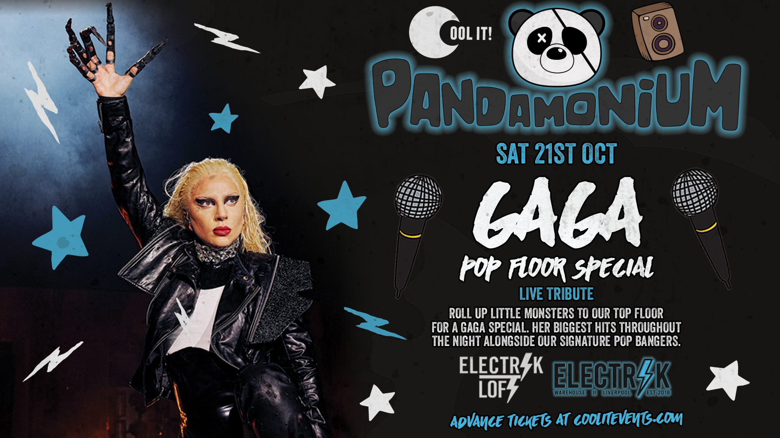 Pandamonium Saturdays : GAGA Pop Floor Special – Live Tribute!