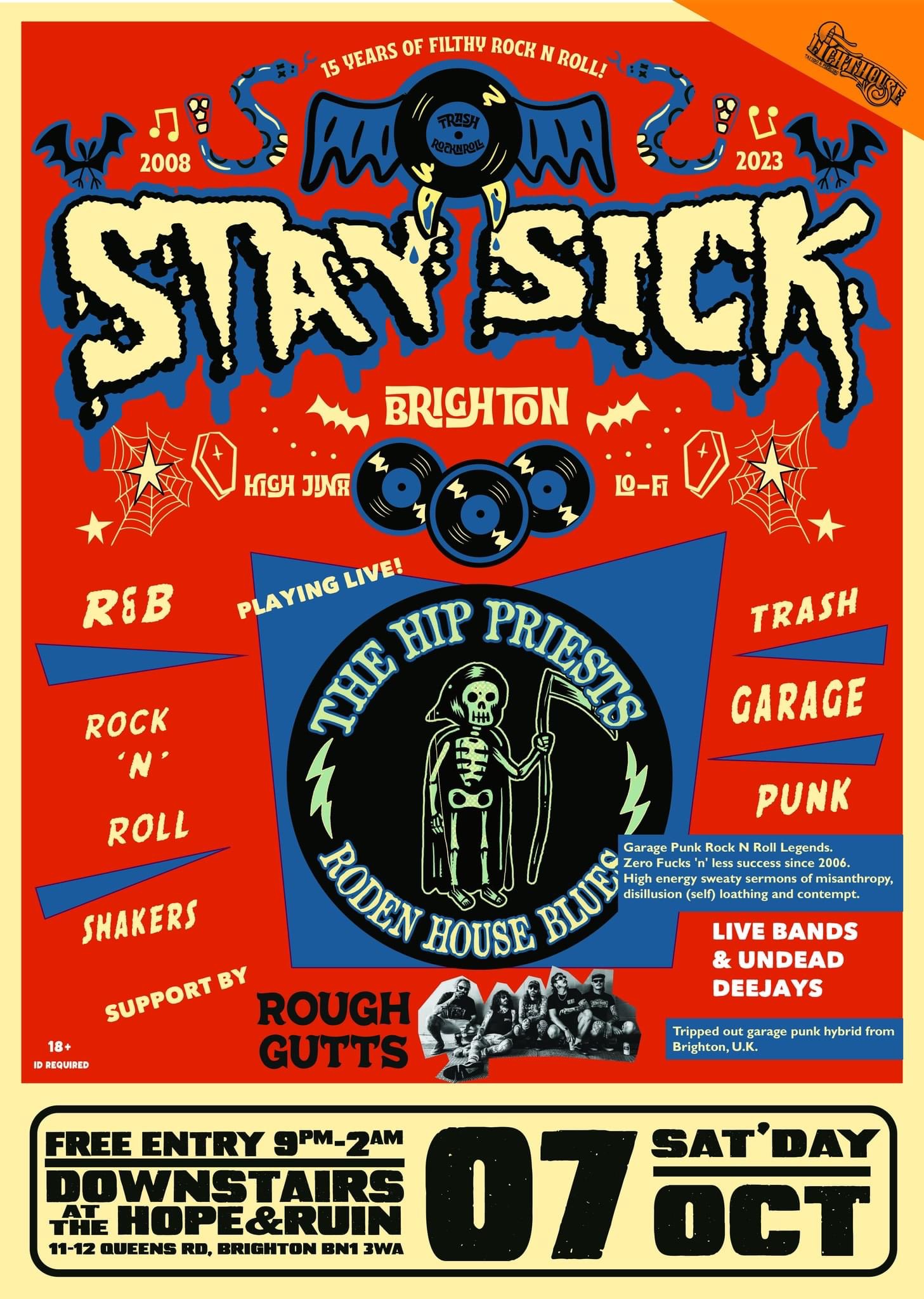Stay Sick w/Hip Priests and Rough Gutts