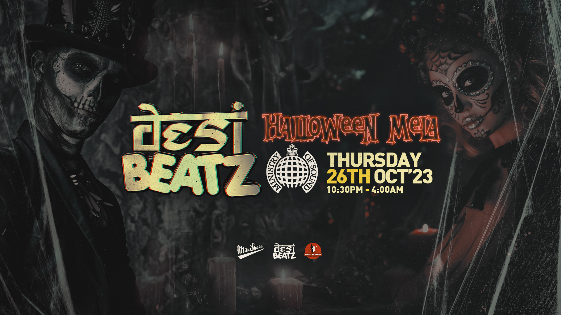 Desi Beatz : HALLOWEEN MELA ⚰️⚰️  London’s Biggest Desi Event @ Ministry of Sound