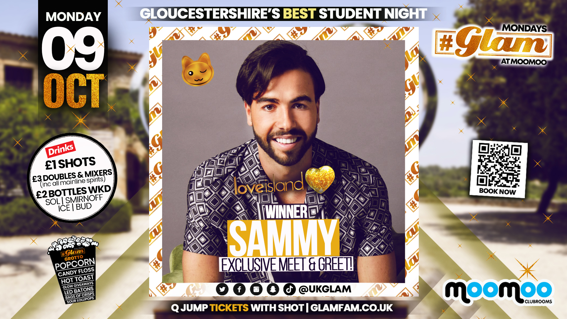 Glam Cheltenham – Sammy Root | Love Island Winner Exclusive Meet & Greet