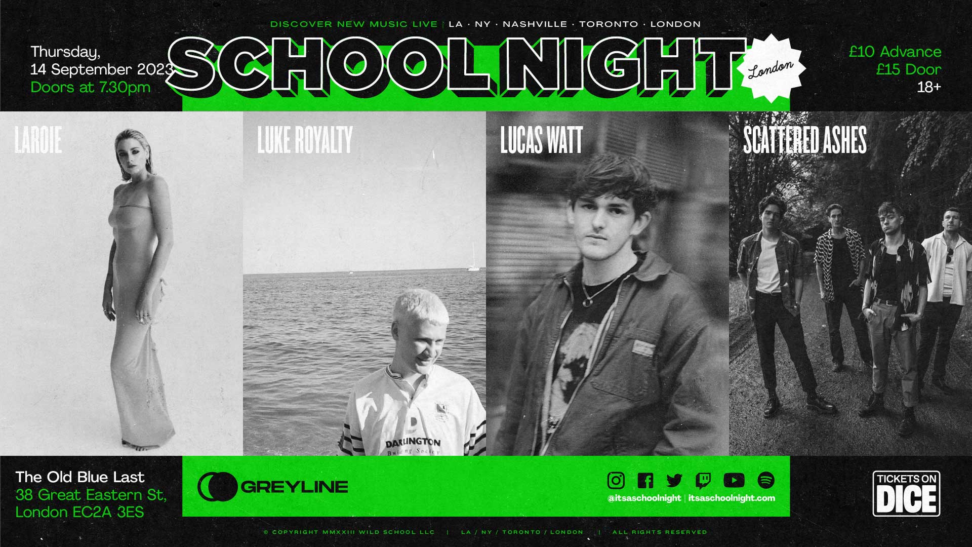 School Night London | London, Old Blue Last