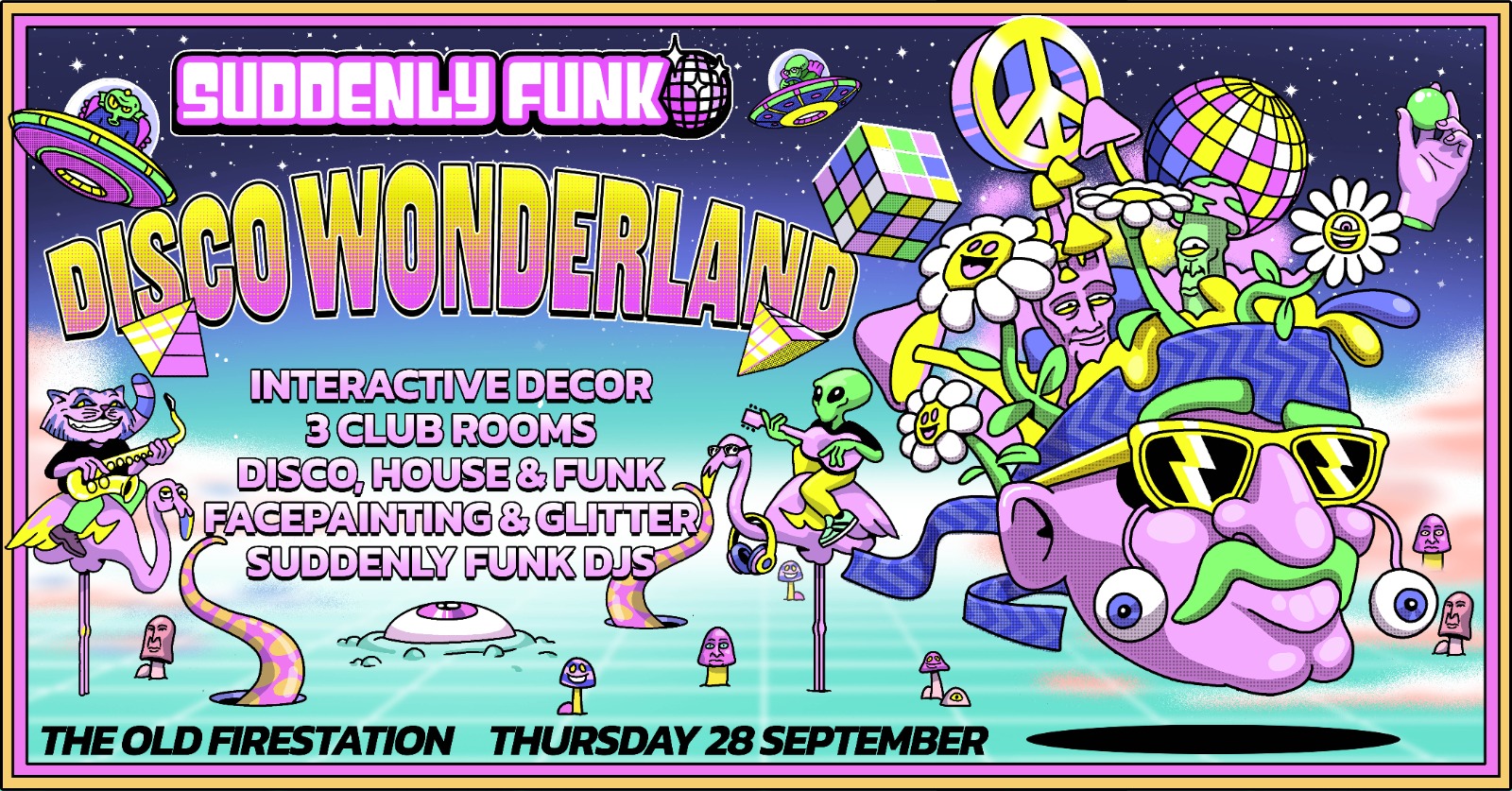 Suddenly Funk presents Disco Wonderland (Bournemouth Freshers)