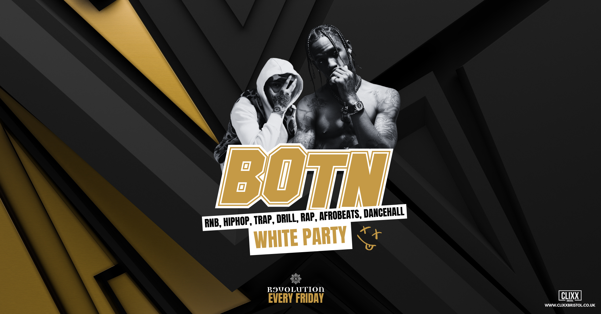 BOTN 🔥 White Party! – RnB, HipHop w/ Paul Carroll