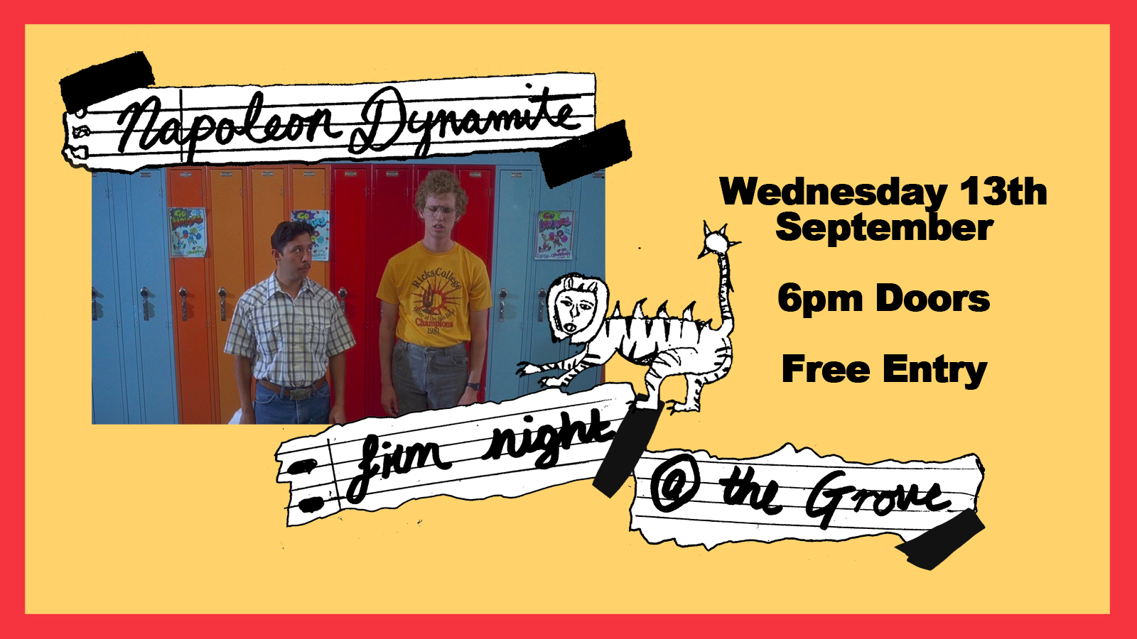 ‘Napoleon Dynamite’ Film Night – FREE ENTRY!