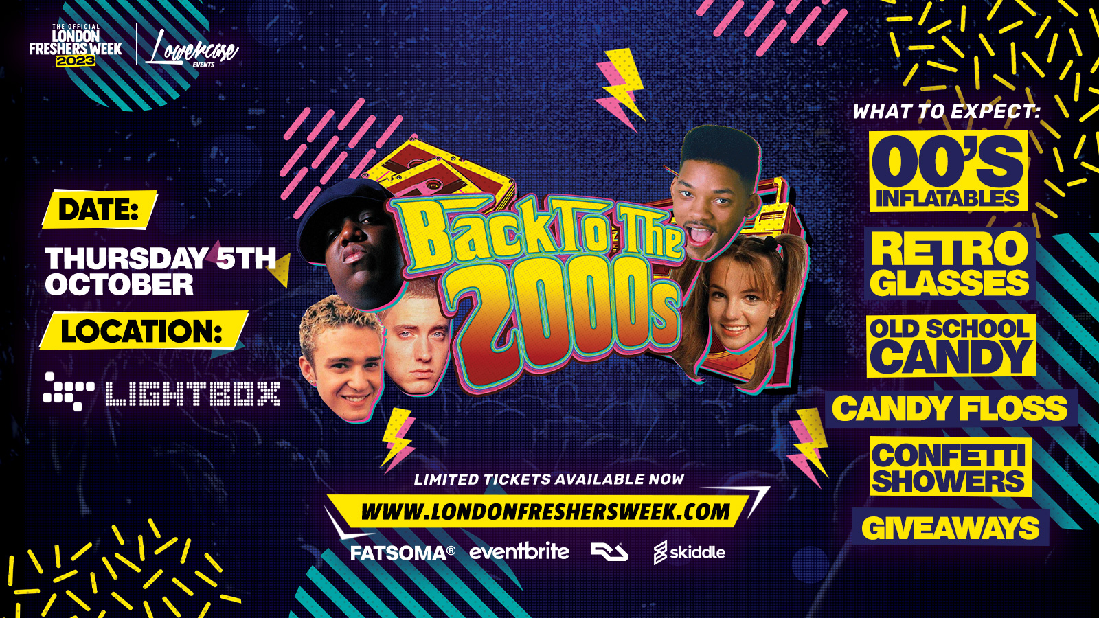 THE 90S & 2000S FRESHERS PARTY – LONDON’S BIGGEST FRESHERS THROWBACK PARTY – LONDON FRESHERS WEEK 2022 – [FRESHERS WEEK 3]