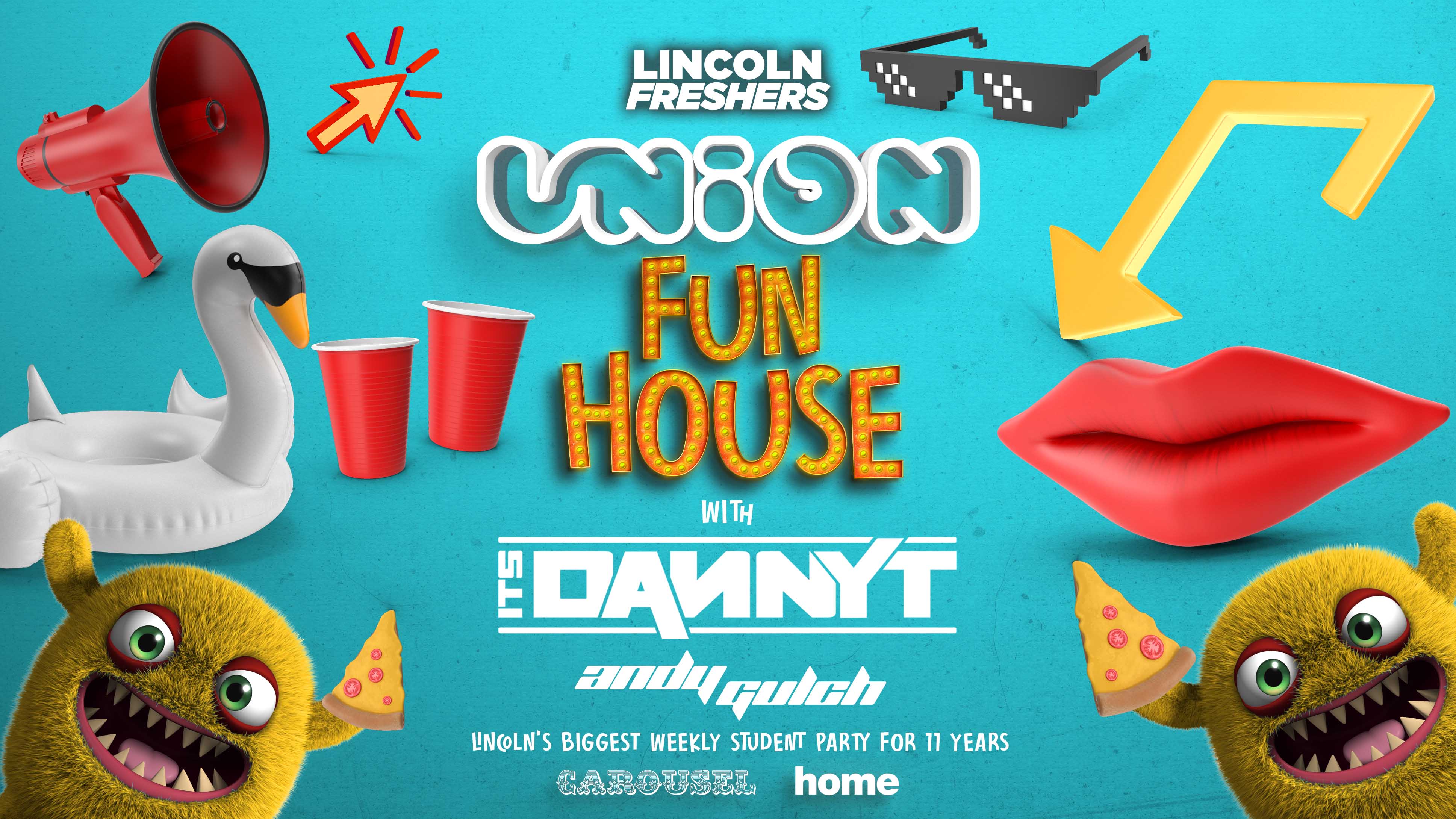 UNION TUESDAY’S – THE FRESHERS FUN HOUSE // HOME NIGHTCLUB